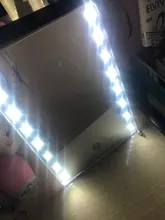 Makeup-Mirror Stand Battery-Operated with 8/16 Leds Cosmetic Touch Dimmer Espejo 