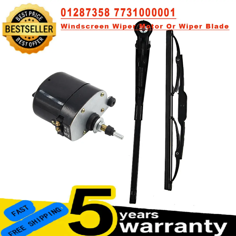 Universal 12V Windscreen Wiper Motor Or Wiper with Arm and Blade For
