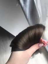Eunice-coletero largo y recto con Clip en la cola, postizo con horquillas, extensiones de cabello sintético