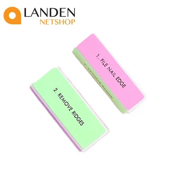 

4 sides PROFESSIONAL colorful nail file buffer POLISHING SANDING block nail art manicure sponge setback