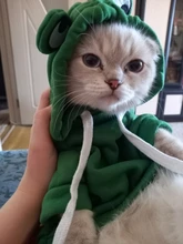 Dog Winter Warm Clothes Cute Plush Coat Hoodies for bulldog Pet Costume Jacket