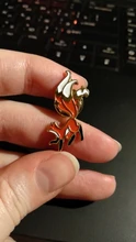 Animal-Brooches Backpack Shirt Fox-Badge Custom Enamel-Pin Lapel Cartoon For Friends