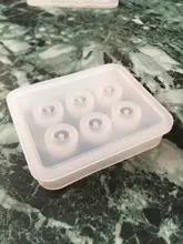 Moldes de silicona para pendientes, molde de cubos de resina epoxi UV, bolas, molde de fundición para hacer joyas, collar, pulsera, herramienta