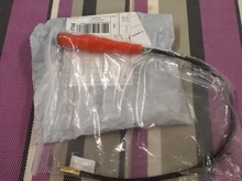 Imán de luz LED de 60cm, herramienta de garaje Flexible, reparación de pastilla magnética, mango de plástico rojo Flexible, agarrador de Metal