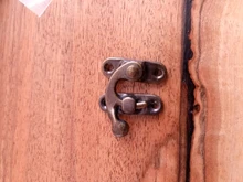 10 Uds. De cierre de Metal con gancho, cerrojo decorativo con tornillos, accesorios de hebilla con tornillos, pequeños y antiguos para mejorar el hogar