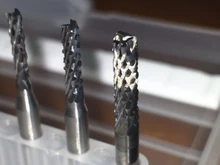 10 Uds 0,8-3.175mm PCB de carburo juego de cortadoras de fresado 3.175mm vástago de maíz Molino de extremo fresadora cortador Bits de corte CNC herramientas de fresado