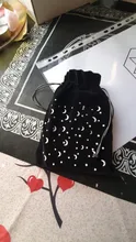 Bolsa de almacenamiento de Tarot de terciopelo, 12 Constelaciones, juego de mesa de cartas, Mini bolsa con cordones, juego de mesa