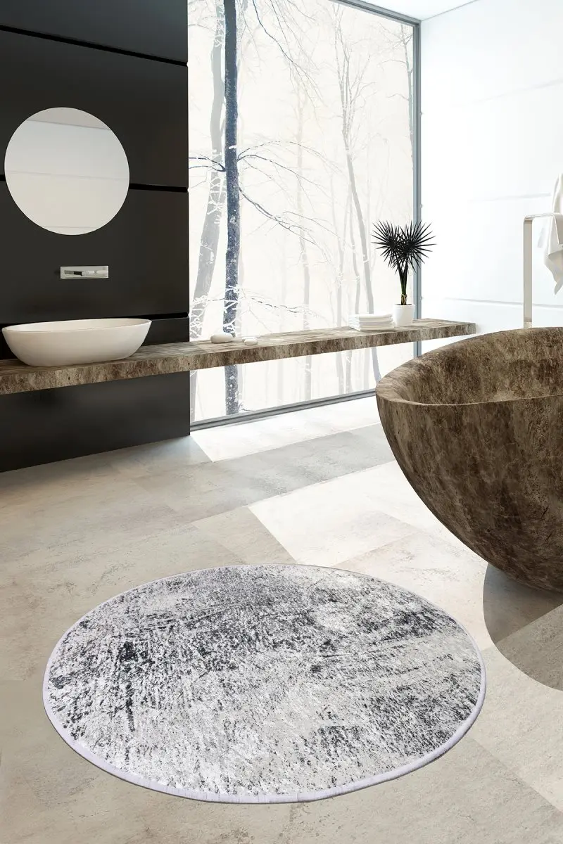 Коврик для ванной-коврики | коврик для ванной нескользящие Противоскользящие коврики Djt диаметр 100 см