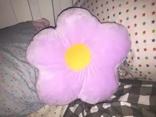 Encantadora 40cm coloridos flor almohada de felpa de juguete de dibujo de planta de silla para muñecas cojín sofá niños amantes regalos de cumpleaños