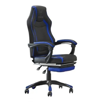 

GAMER CHAIR WOXTER STINGER STATION RX BLUE - PISTON CLASS 4-STEEL SHAFT-FOOTREST EXTENDABLE-5 WHEELS-UP TO 140KG