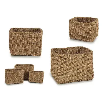 

Set of Baskets Gift Decor Esparto grass (3 Pieces) (23 x 22 x 29 cm)