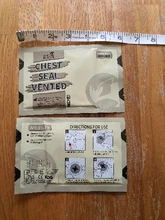 Vendaje de primeros auxilios para heridas de emergencia, Kit de primeros auxilios con cierre para el pecho, accesorios con ventilación