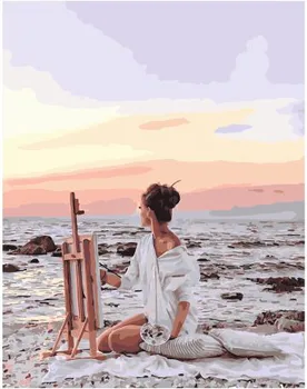 

Painting by numbers PKC 43007 life by the Sea 30*40 exclusive