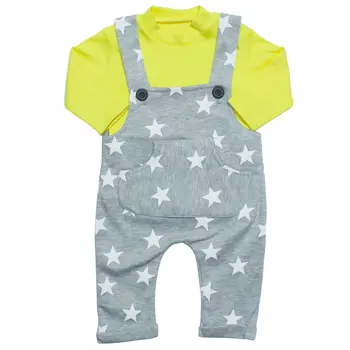 

Gray White Star Yellow Badili Jumpsuit