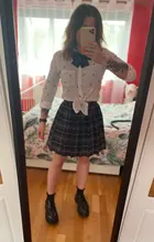 Faldas plisadas coreanas de cintura alta para mujer, minifalda Sexy gótica negra a cuadros, uniforme JK, ropa para estudiantes Y2K 90S, verano 2020