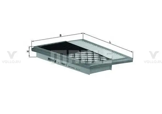 KNECHT LX1850/1 Фильтр воздушный MB W204/211/463/164/251 2.8D-3.2D 05- левый