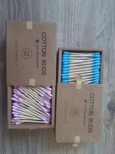 Bamboo-Sticks Buds Makeup Nose Cotton-Swab Disposable Ears-Cleaning Beauty for Double-Head