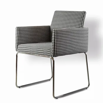 

Chair armchair with METAL frame upholstered cock leg 60X54X80