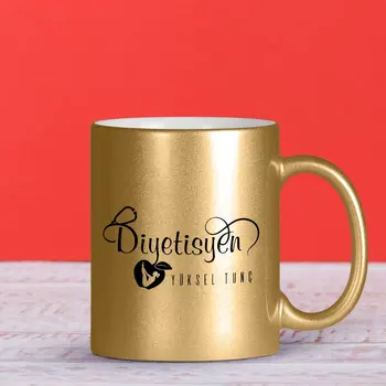 

Personalized Professional Dietician Gilded Mug Cup