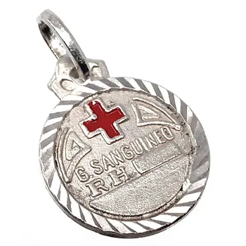 

Silver Plate Law 925m round network cross 16mm. Edge wrought [AB5539GR] -Customizable-RECORDING INCLUDED IN THE PRICE