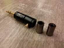 Jack Audio-Plug-Connector Solder-Adapter Shure Stereo Male Cable 3-Pole for 2mm 4mm 6mm