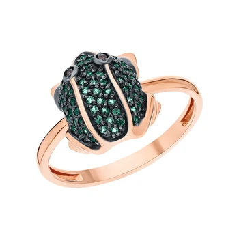 

Silver ring with cubic zirconia sunlight sample 925