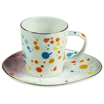 

Cup with Plate Colors (4 pcs)