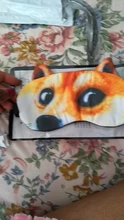 Mascarilla para dormir con forma de perro y gato, protector para ojos, suave, Natural, para dormir, sombra para ojos