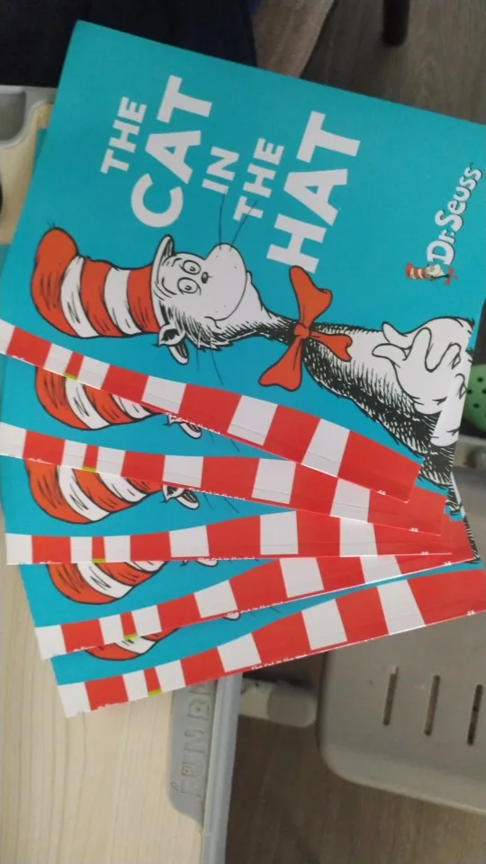 THE CAT IN THE HAT by Dr Seuss Children English Story Book for Kids