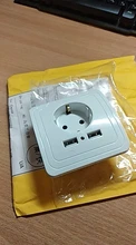 Bcsongben-enchufe electrónico de pared, toma corriente estándar de la UE con enchufe usb dual para el hogar, cargador con usb
