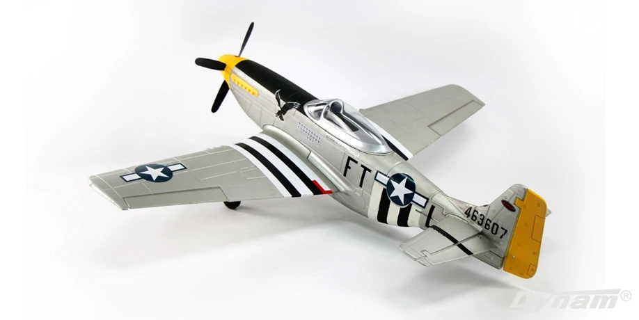 Dynam 1200 мм P51 P51D Mustang радиупрвляемый Warbird PNP DY8939