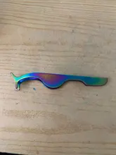1 Uds pinzas para pestañas falsas, aplicador de pestañas postizas, rizador de extensiones de pestañas, pinza auxiliar, pinzas de maquillaje