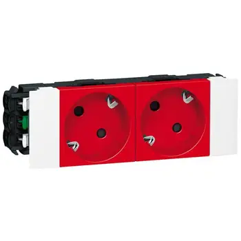 

The mechanism of the outlet is the 2nd SP mosaic new 4 mod. 2 k + Z for DLP cable channel with fur. Block. Red. Leg 077422