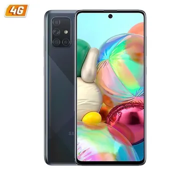 

Samsung galaxy a71 black mobile phone-6.7 '/17cm - cam (64 + 12 + 5 + 5)/32mp - oc - 128gb - 6gb ram - android - 4g - dual sim-