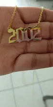 Cxwind Collar personalizado con número de año y fecha especial para mujeres, collar con colgante de año de nacimiento de 1989 a 2000, joyería de regalo