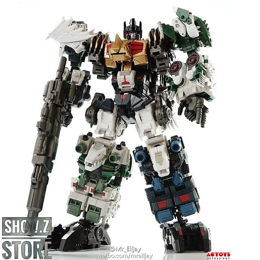 

[Show.Z Store] Fansproject FPJ Fans Project Saurus Ryu-Oh Dinokings Combiner Set of 6 Transformation Action Figure