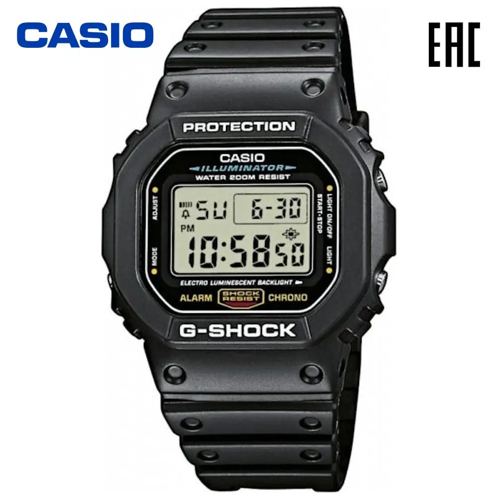 Наручные часы Casio DW 5600E 1V электронные мужские G Shock|Цифровые часы| | АлиЭкспресс