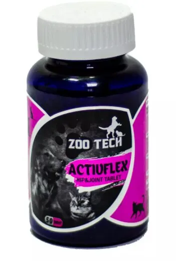 ZooTech®Tableta de vitamina orgánica para el refuerzo de articulaciones y músculos, 50 Uds., pañuelo conectivo, potenciador de esqueleto para perros y gatos