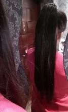 HAIRRO-coleta larga y Lisa para cola de caballo, horquillas, extensión de cabello sintético