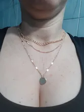 Collar vintage con cadena dorada para mujer, accesorios en capas para niña, ropa, regalos estéticos, colgante de moda 2021