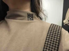 Women Shirt Female Clothes Letter Korean Tops Half-Turtleneck Long-Sleeve Joinyouth Fashion
