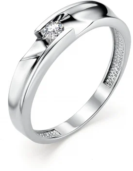 

Alcor ring with 1 white gold diamond