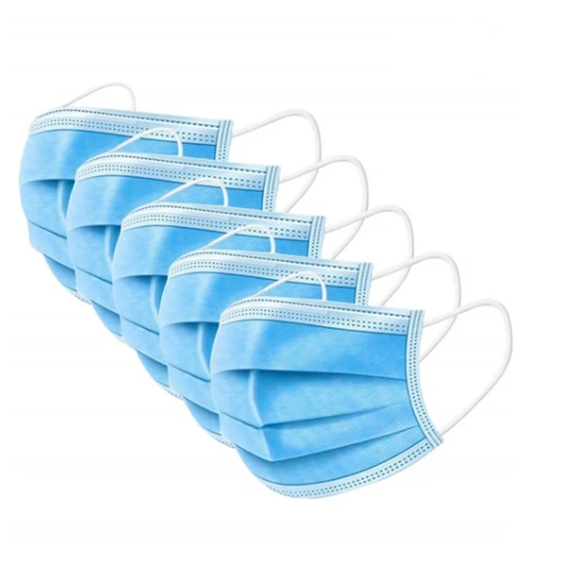 

1000 Anti-Pollution 3 Laye Mask dust protection Mask Disposable Face Masks Elastic Ear Loop Disposable Dust Filter Safety Maska