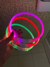 Night-Dog-Collars Glowing Flashing Rechargeable LED HILIFE Night-Safety Luminous