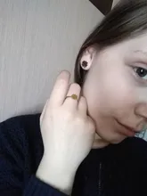 DOTIFI-Anillo de diseño de trébol para mujer, de acero inoxidable 316L, joyería de lujo para fiesta/boda R315