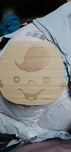 Caja de dientes de madera para bebé, organizador para guardar dientes de leche, Umbilica, inglés, holandés, español, portugués, francés, ruso