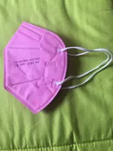 Mascarilla FFP2 KN95 para adultos, máscara negra cara con 5 capas de filtro, transpirable, antipolvo, sin grafeno, 50-200 Uds.