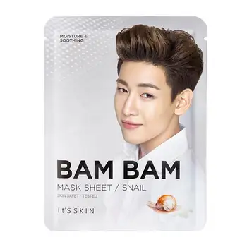 

Cloth mask it's skin Bam Bam snail Mask Sheet