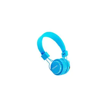 

Sound foldable headphone with microphone-Blue
