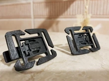 2 uds. Clip giratorio para tubo de beber, pinza para manguera de tubo de paja para beber, para bolsa de agua Camelbak